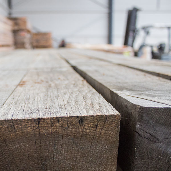 Gewaad uitstulping Jumping jack Ongeschaafd hout · All Oak Floors & Co